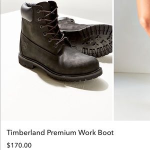 BRAND NEW in the box black timberlands